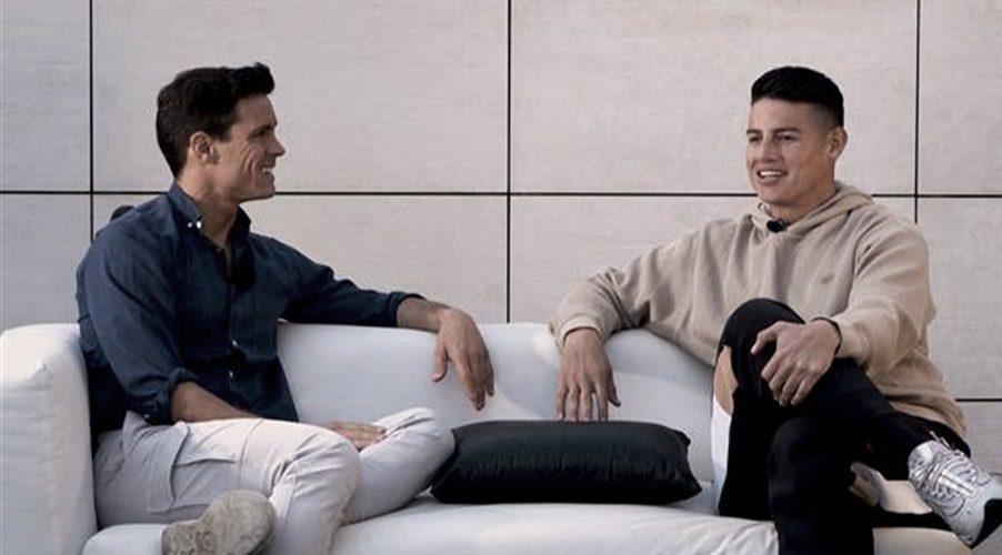 La estrella colombiana James Rodríguez repasa su trayectoria en Antena 3 Internacional