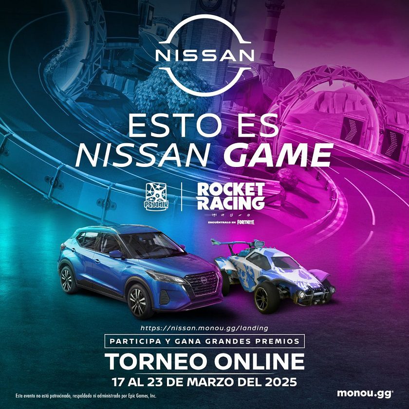 Nissan lanza Nissan Game: la competencia definitiva de Rocket Racing en Colombia