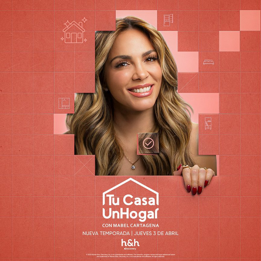 Llega ‘Tu casa un hogar con Mabel Cartagena’ a Discovery Home & Health con una segunda temporada