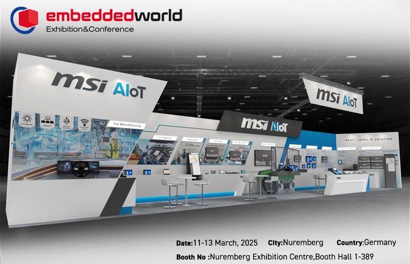 MSI IPC presenta soluciones de computación de IA de vanguardia en Embedded World 2025