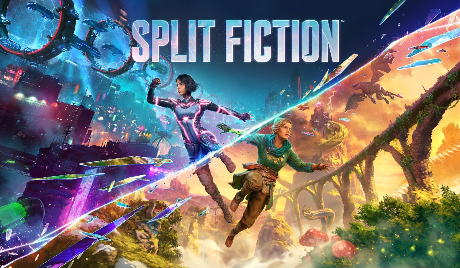 Salta entre mundos de ciencia ficción y fantasía en Split Fiction
