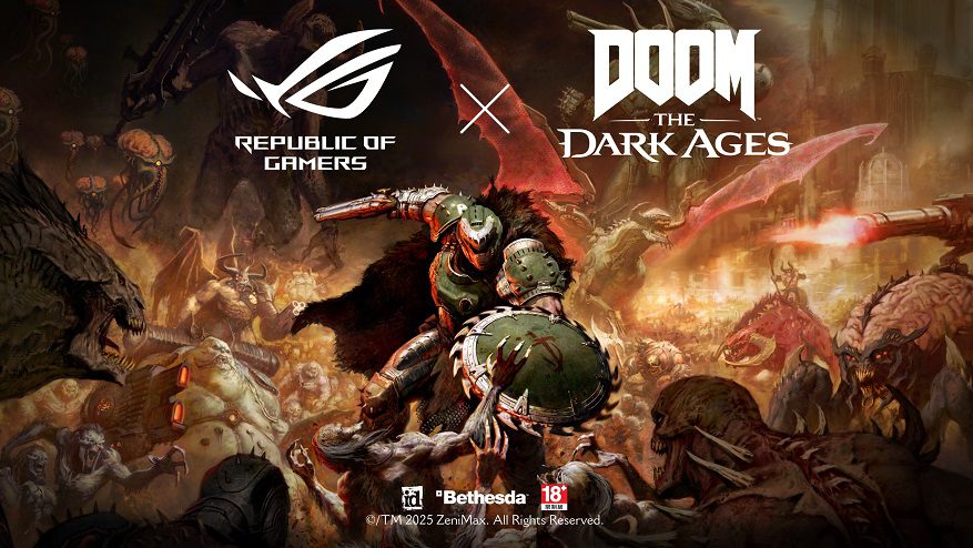 ASUS Republic of Gamers anuncia colaboración con DOOM: The Dark Ages