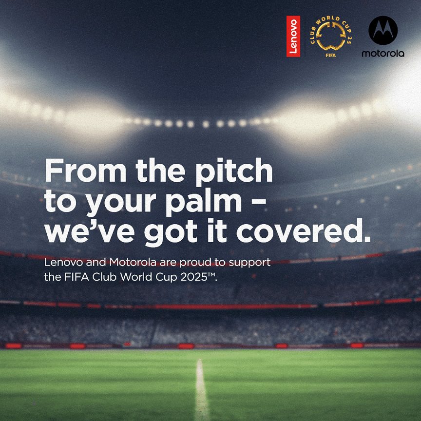 Lenovo y Motorola anuncian una asociación con la Copa Mundial de Clubes de la FIFA 2025