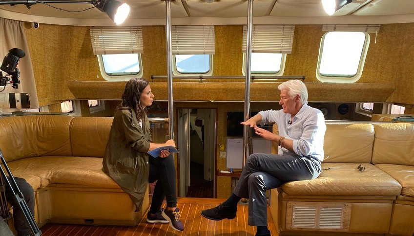 Antena3 Internacional emite mañana, 6 de mayo, la entrevista exclusiva con el actor de Hollywood Richard Gere