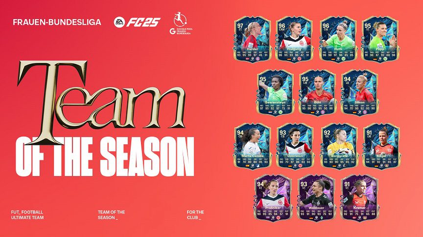 EA SPORTS FC™ 25 y EA SPORTS FC Mobile presentan los Equipos de la Temporada de Bundesliga, Frauen Bundesliga y Turkish Super Lig (TOTS)