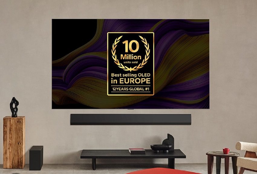 LG se convierte en la primera marca en vender 10 millones de televisores OLED en Europa