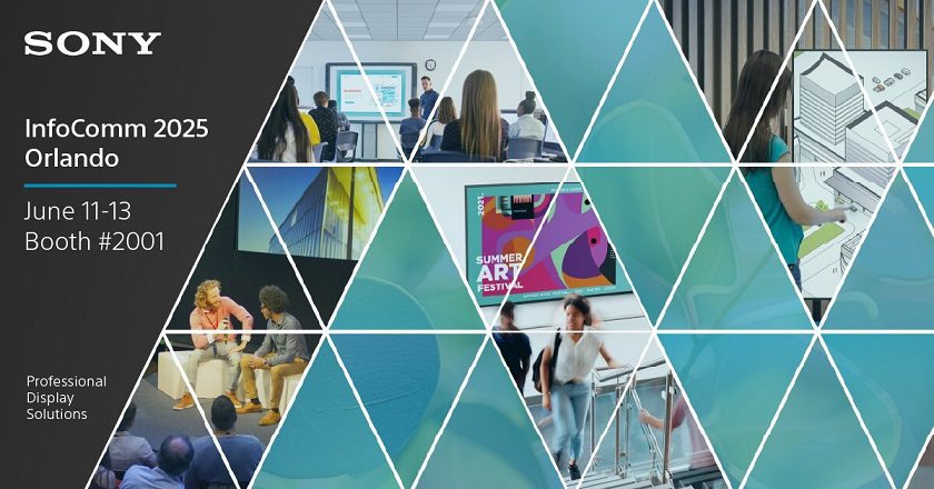 La amplia gama de soluciones de visualización profesionales de Sony Electronics creará conexiones en InfoComm 2025