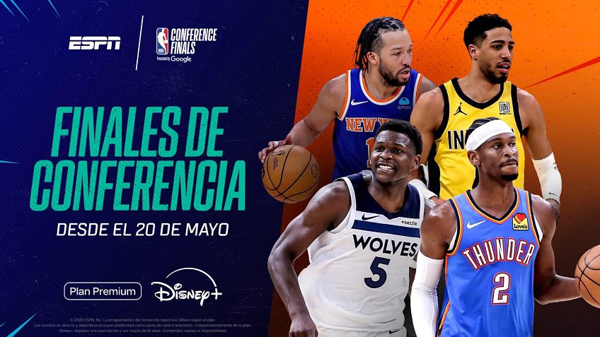 ESPN trae a DISNEY+ las vibrantes finales de Conferencias Este y Oeste de la NBA