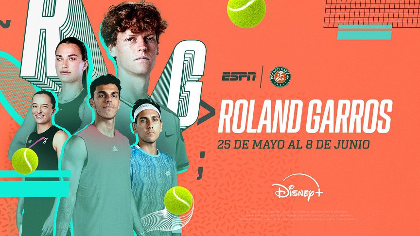 ESPN trae a DISNEY+ desde París el siempre fascinante tenis de Roland Garros