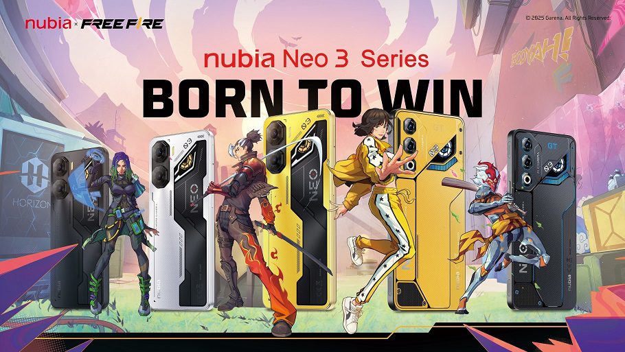 Nubia Neo 3 es nombrada smartphone oficial para juegos de marca compartida en Garena Free Fire