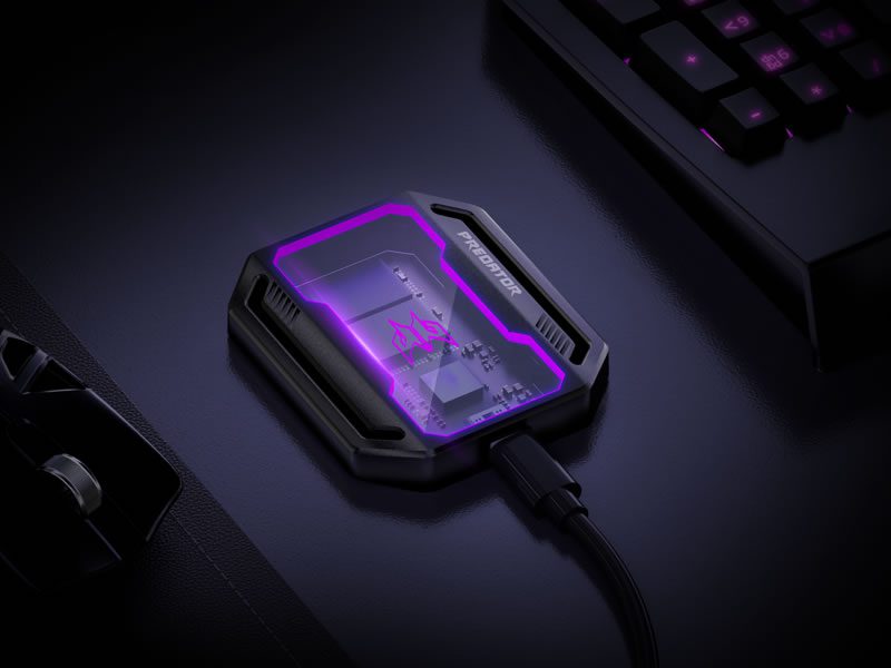 IWIN lanza el SSD Portátil Predator GP30 con velocidades de hasta 2000 MB/s e iluminación RGB
