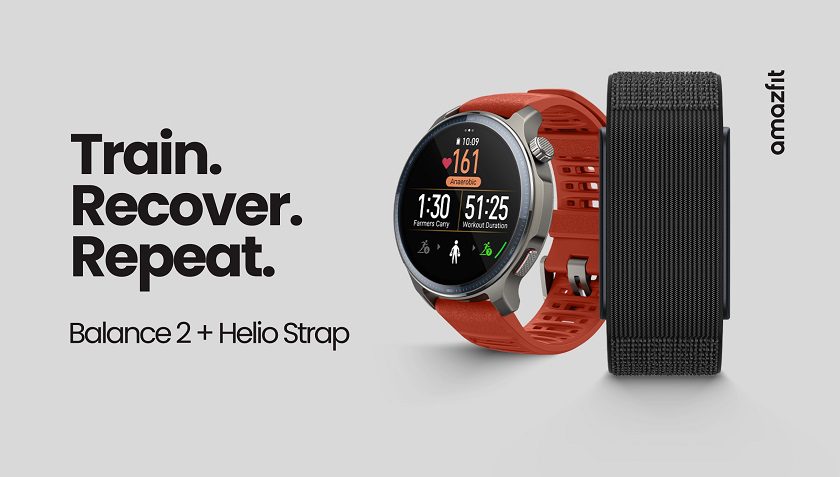 Amazfit presenta el reloj inteligente Balance 2 y la Helio Strap para un entrenamiento más inteligente, mejor recuperación y rendimiento máximo