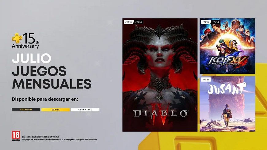 PlayStation Plus celebra 15 años de juegos épicos y recompensas