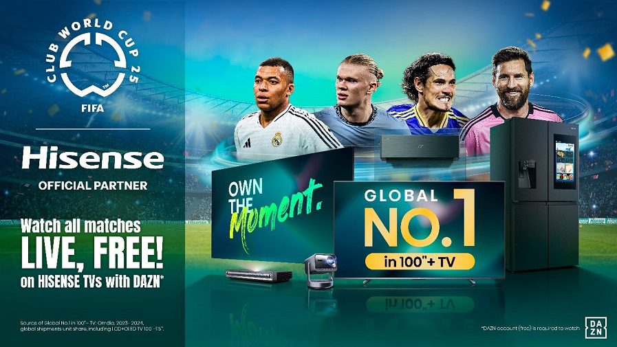 Mira la Copa Mundial de Clubes de la FIFA 2025 gratis en los televisores inteligentes Hisense 