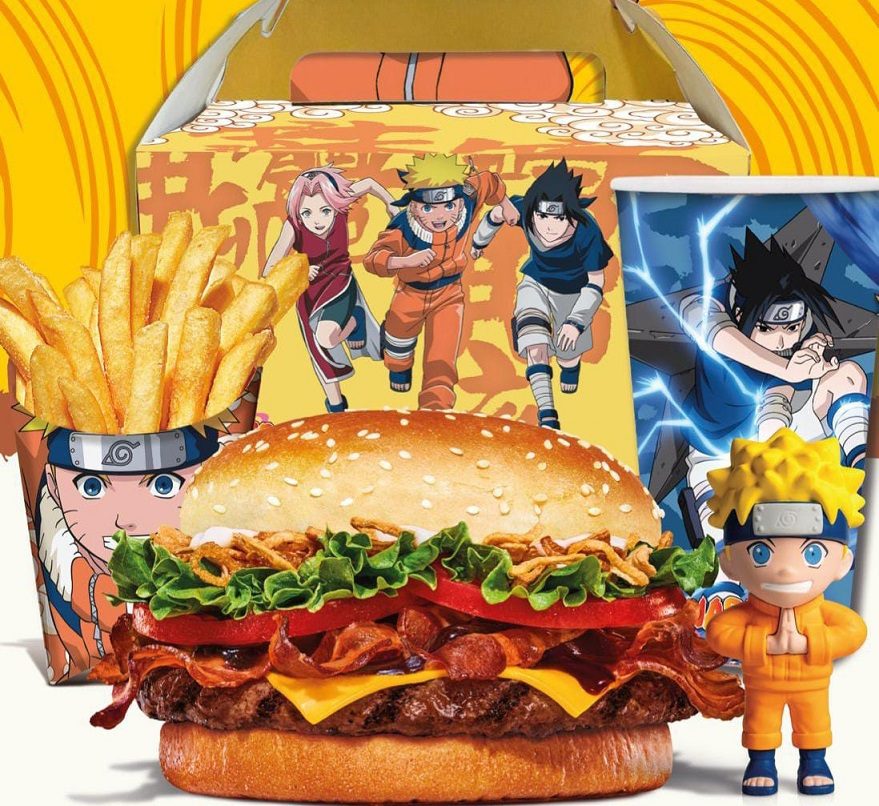 Naruto llega a los restaurantes Burger King de Colombia con una edición limitada