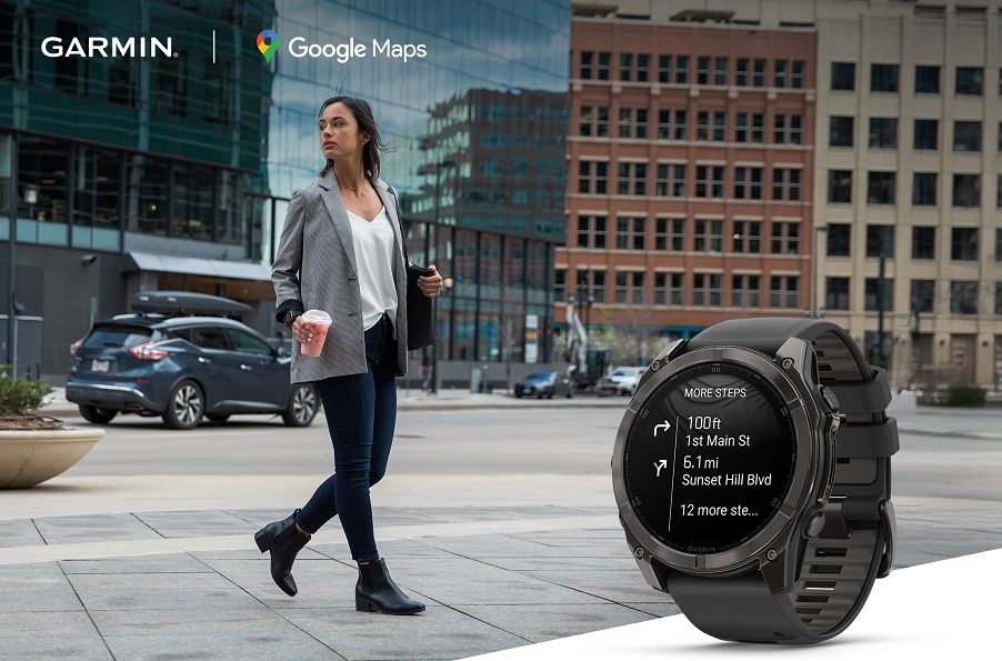 Los relojes inteligentes Garmin añaden indicaciones paso a paso con Google Maps