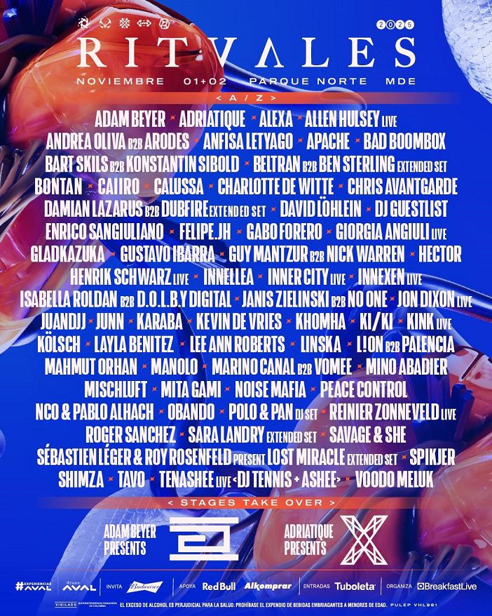 Ritvales 2025 revela su Line Up: el festival de música más grande del país viene recargado