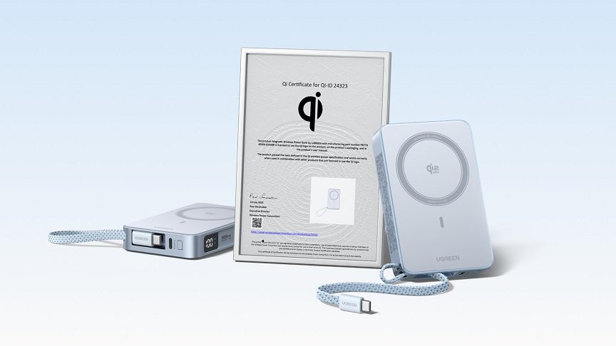 UGREEN MagFlow 25W: el primer power bank del mundo con certificación Qi 2.2