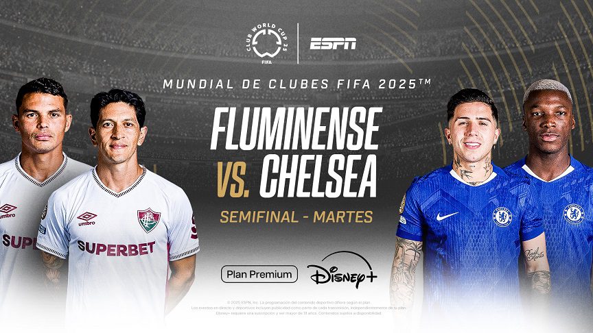 DISNEY+ transmitirá el partidazo Fluminense-Chelsea por las semifinales del Mundial de Clubes