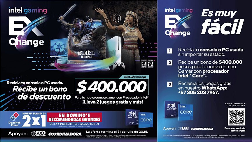 Intel Gaming ExChange regresa a Colombia luego de impulsar el reciclaje de 3.2 toneladas de residuos electrónicos en 2024