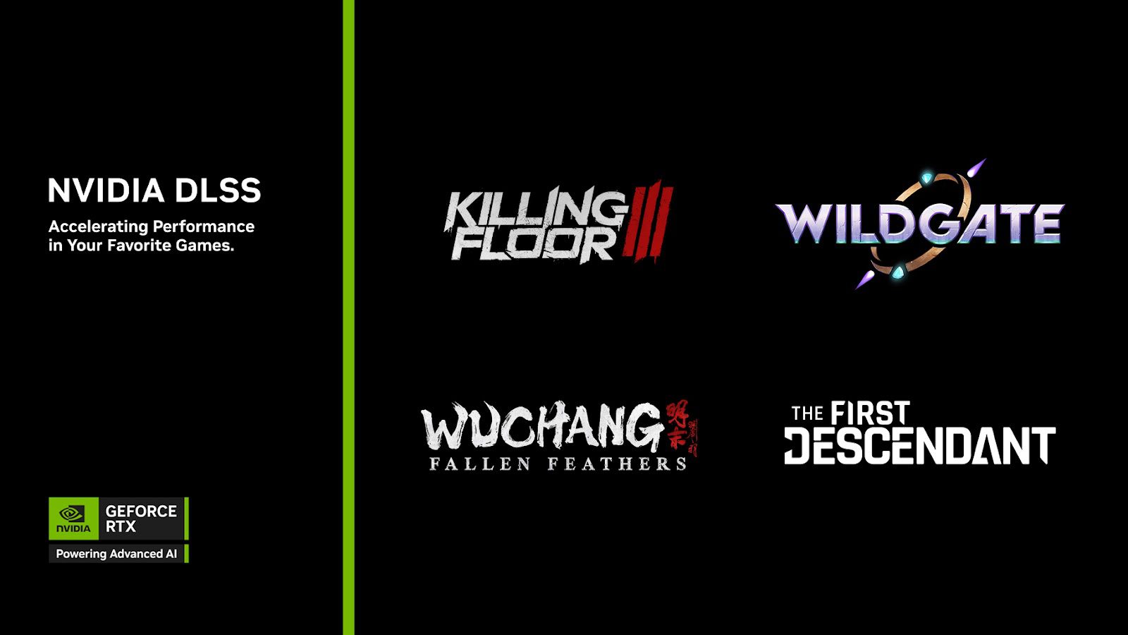 Killing Floor 3 y WUCHANG: Fallen Feathers se lanzan con DLSS 4 con Multi Frame Generation