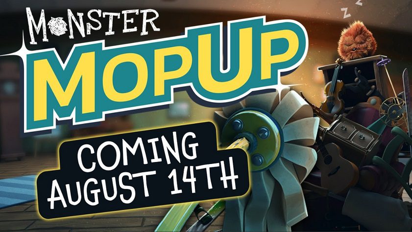 Acaba con el caos y rescata a los hamburgueses: Monster Mop Up llega a pc el 14 de agosto