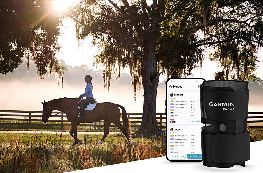 Garmin presenta el sistema de bienestar equino Blaze