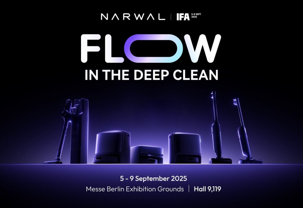 Narwal presentará su tecnología visionaria de limpieza profunda en IFA 2025 