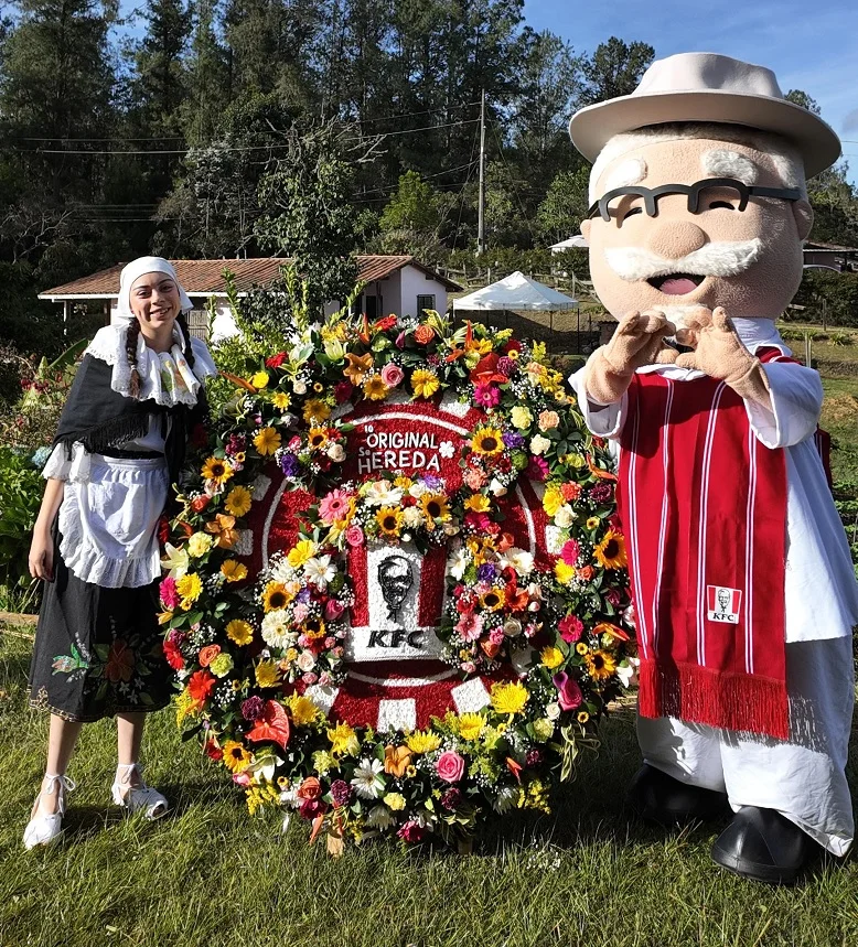 KFC acompañó a más de 600 niños silleteritos en su desfile en la pasada Feria de Las Flores