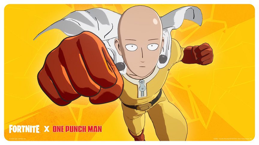 Vístete como los héroes de “One-Punch Man” en Fortnite, Rocket League y Fall Guys