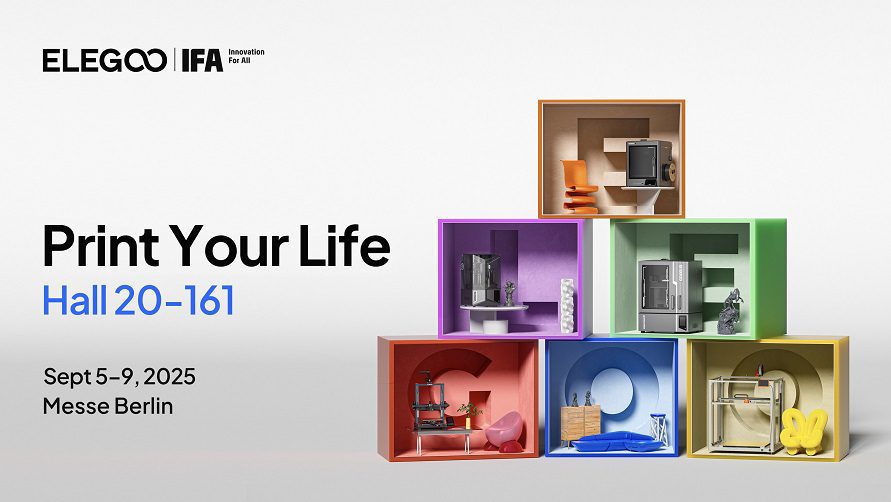 ELEGOO debutará en IFA llevando la impresión 3D a la vida cotidiana 