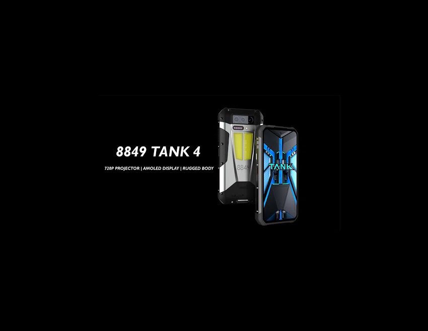 Ya disponible 8849 TANK 4: El teléfono robusto con proyector 720P y pantalla AMOLED 