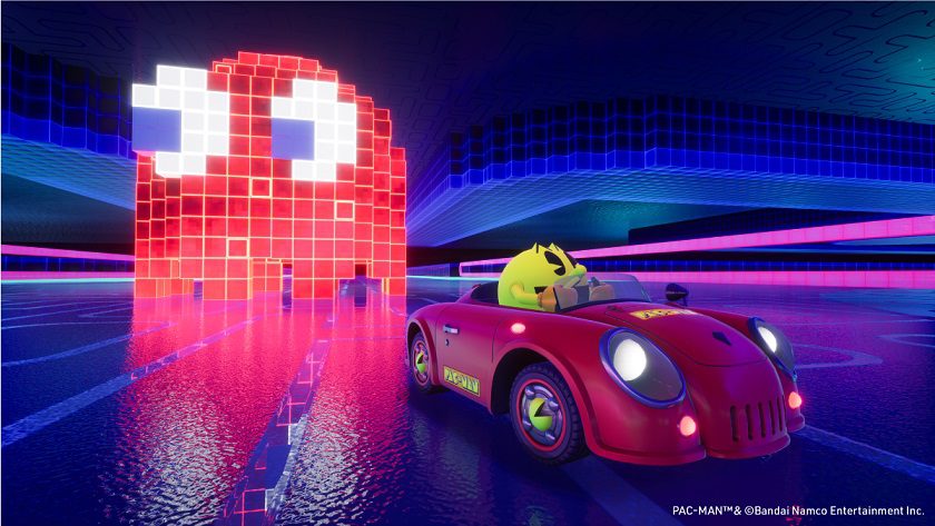 SEGA® lanza el nuevo tráiler de Sonic Racing: CrossWorlds™ con temática de PAC-MAN
