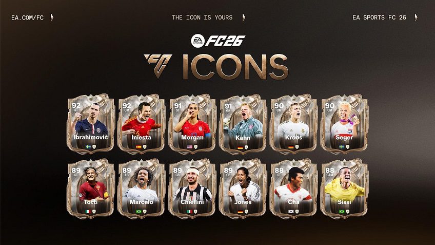EA Sports FC 26 presenta la nueva clase de íconos: el ícono es tuyo