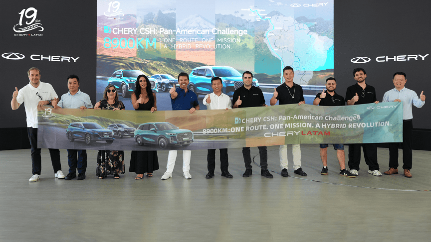 Chery Super Hybrid inicia una travesía de más de 8 mil km por América Latina