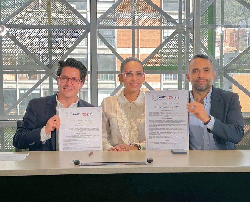 DiDi Food y Universidad EAN sellan alianza para impulsar digitalización de negocios gastronómicos en Colombia