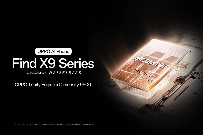 La serie OPPO Find X9 se lanzará globalmente con el Dimensity 9500 de MediaTek