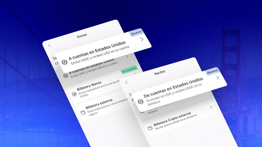 Usuarios de Wenia ahora podrán enviar y recibir dólares digitales desde y hacia cuentas en EE.UU.