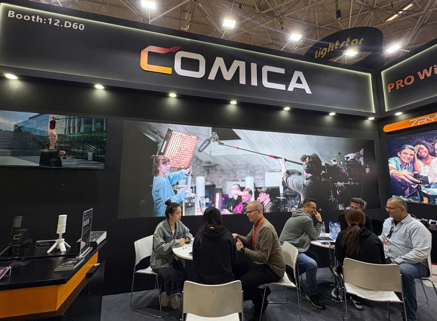Comica brilla en IBC 2025 con soluciones de audio profesional e innovación tecnológica