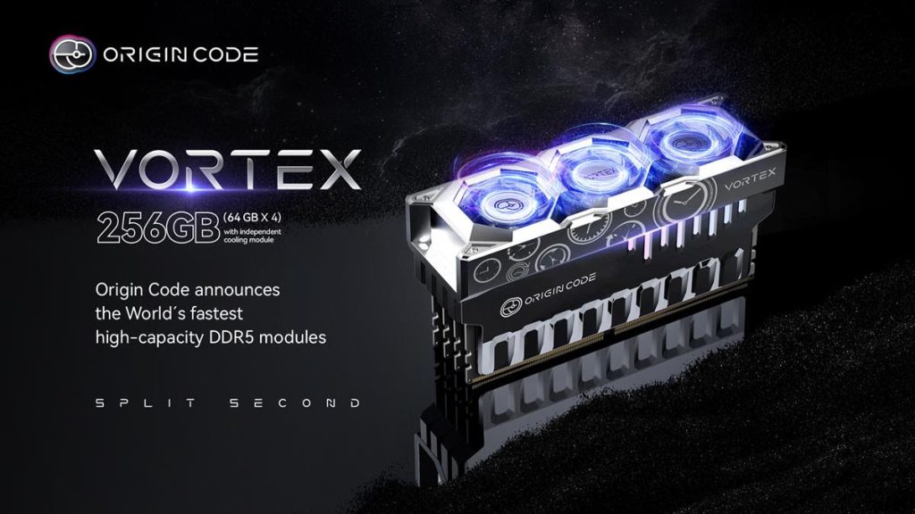 Origin Code anuncia los módulos DDR5 de alta capacidad más rápidos del mundo