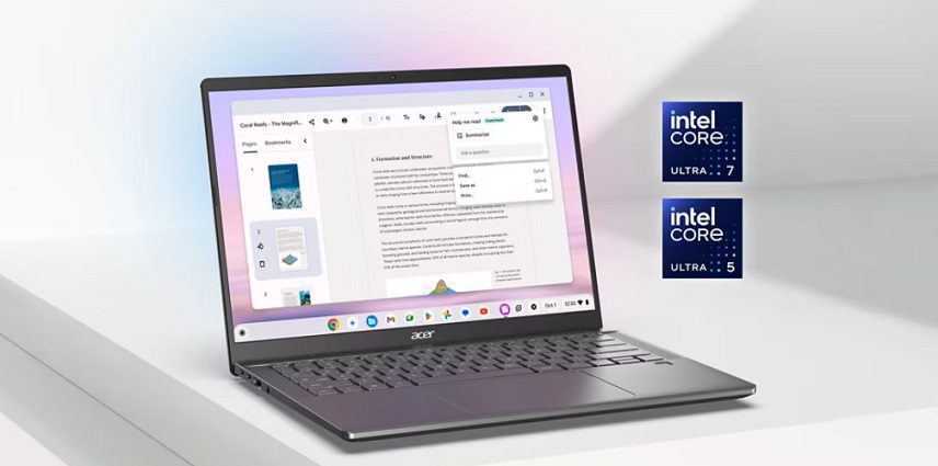 Acer presenta su nueva línea premium Chromebook Plus Enterprise 714