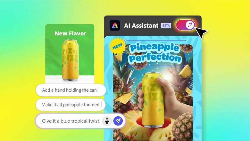 Adobe revoluciona la creatividad con AI Assistant en Adobe Express
