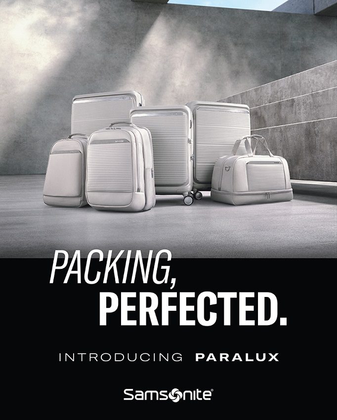 Samsonite presenta PARALUX: la nueva forma inteligente y moderna de organizar tu maleta
