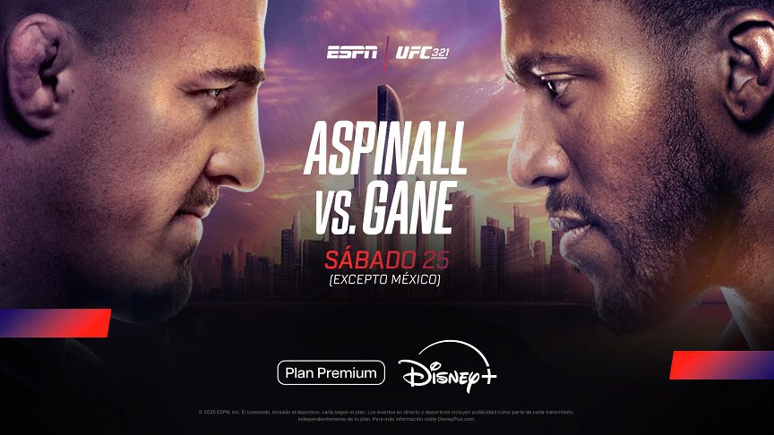 UFC 321 en vivo por ESPN KNOCKOUT y Disney+: Tom Aspinall vs. Ciryl Gane por el título mundial de peso pesado