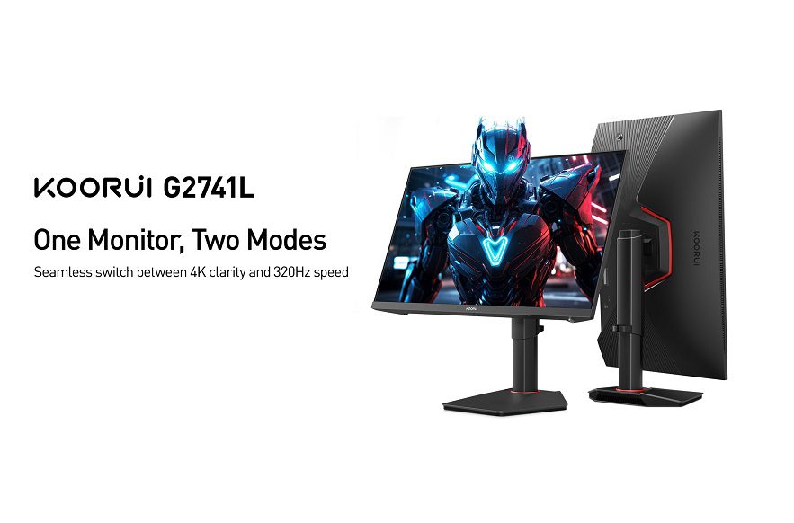 KOORUI lanza el monitor para juegos de modo dual G2741L: combina precisión 4K con velocidad de 320 Hz