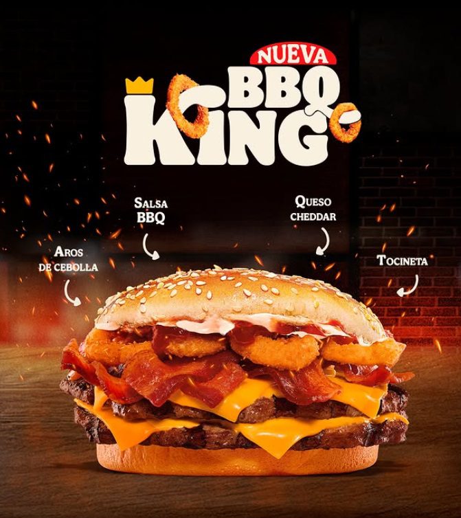 Burger King lanza la hamburguesa BBQ King