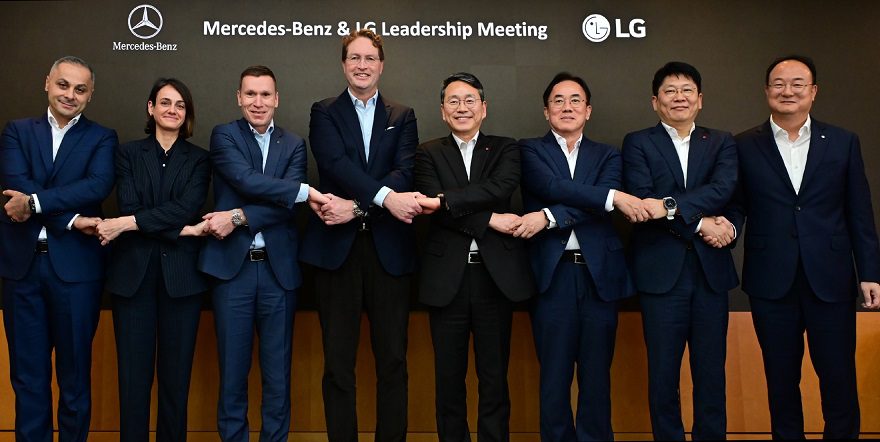 LG y Mercedes-Benz: la alianza "One LG Solution" definirá el futuro de los vehículos eléctricos y autónomos