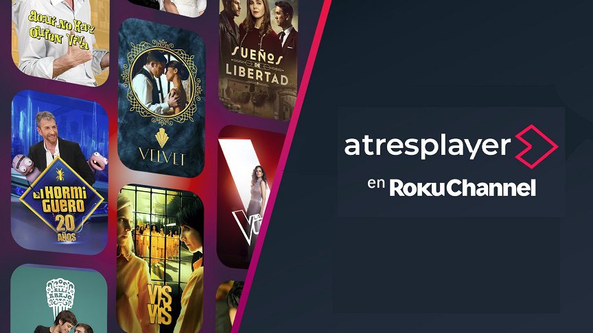 La plataforma atresplayer llega a The Roku Channel en EE. UU. y México
