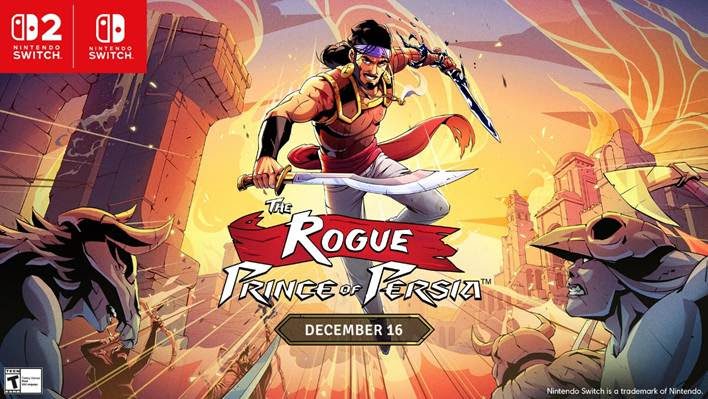 La versión digital de The Rogue Prince of Persia llega a Nintendo Switch y Switch 2 el 16 de diciembre