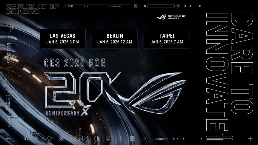 ASUS ROG celebra 20 años de innovación en CES 2026: todo sobre el evento Dare to Innovate